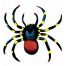 Αποκριάτικο Σετ Φωσφοριζέ Αράχνη - 2 τεμάχια  (10 cm)