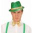Αποκριάτικο Αξεσουάρ Καπέλο Φεντόρα St. Patrick's Πράσινο με Πούλιες