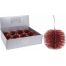 Χριστουγεννιάτικη Μπάλα Κόκκινη με Πευκοβελόνες (10cm)