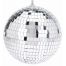 Χριστουγεννιάτικη Μπάλα Οροφής Ασημί Disco (18cm)