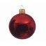 Χριστουγεννιάτικη Μπάλα Οροφής Γυάλινη Κόκκινη Γυαλιστερή (15cm)