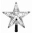 Χριστουγεννιάτικη Κορυφή Δέντρου Φωτιζόμενο Αστέρι με Λευκό Ψυχρό LED (22cm)