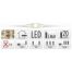 20 Λευκά Θερμά Φωτάκια LED Copper Μπαταρίας (1m)