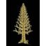 Χριστουγεννιάτικο Φωτιζόμενο Δέντρο CRYSTAL GOLD με 1368 Flash LED (4m)
