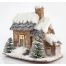 Χριστουγεννιάτικο Σπιτάκι Χιονισμένο με 3 LED (23cm)