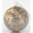 Χριστουγεννιάτικη Μπάλα Χρυσή Αντικέ (8cm)