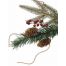 Χριστουγεννιάτικο Παραδοσιακό Δέντρο CHT με Γκι και Κουκουνάρια (3m)