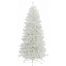 Χριστουγεννιάτικο Στενό Δέντρο Ιριζέ Λευκό (1,5m)