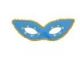 Αποκριάτικο Αξεσουάρ Μάσκα Ματιών με Μύτες (Μπλε)