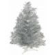 Χριστουγεννιάτικο Επιτραπέζιο Δέντρο Ασημί - 60 cm