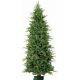 Χριστουγεννιάτικο Στενό Δέντρο Slim με Ξύλινο Κορμό (2.25m)