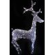 Χριστουγεννιάτικο Φωτιζόμενο Ελάφι Crystal LED (50cm)