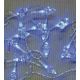 30 Μπλε Φωτάκια LED, με Ακρυλικούς Σταλακτίτες (3m)