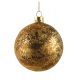 Χριστουγεννιάτικη Χρυσή Antique Γυάλινη μπάλα (10cm)
