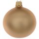 Χριστουγεννιάτικη Μπάλα Γυάλινη, Μπεζ (10cm)