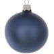 Χριστουγεννιάτικη Γυάλινη Μπάλα, Μπλε Ματ (8cm)