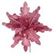 Χριστουγεννιάτικο Διακοσμητικό Λουλούδι Φούξια, Υφασμάτινο - (25cm)