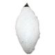Χριστουγεννιάτικο Φελιζόλ Λευκό Κρεμαστό Στολίδι Λεμόνι - Σετ 4 τεμ. (12cm)