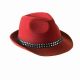 Αποκριάτικο Αξεσουάρ Καπέλο Κόκκινο Καβουράκι Τσόχινο με Διαμαντάκια