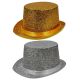 Αποκριάτικο Αξεσουάρ Γυαλιστερό Καπέλο με Κορδέλα (2 χρώματα)