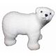 Χριστουγεννιάτικη Διακοσμητική Αρκούδα Λευκή (25cm)