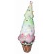 Χριστουγεννιάτικο Διακοσμητικό Φελιζόλ Παγωτό με Πολύχρωμες Χάντρες, 65cm - 1 Τεμάχιο