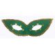 Αποκριάτικο Αξεσουάρ Μάσκα Ματιών με Μύτες (Πράσινο)