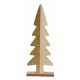 Χριστουγεννιάτικο Ξύλινο Διακοσμητικό Δεντράκι, Μισό Χρυσό (28cm)