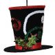 Χριστουγεννιάτικο Κρεμαστό Στολίδι Μαύρο Καπέλο (11cm) - 1 Τεμάχιο