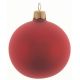 Χριστουγεννιάτικη Μπάλα Οροφής Γυάλινη Κόκκινη Ματ (15cm)