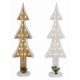 Χριστουγεννιάτικα Ξύλινα Διακοσμητικά Δεντράκια, με 20 LED Πολύχρωμα (80cm)