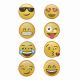 Αποκριάτικες Μάσκες Με Emojis - 9 Σχέδια (21cm)