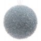 Χριστουγεννιάτικη Μπάλα Γαλάζια με Χάντρες (8cm)