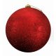 Χριστουγεννιάτικη Μπάλα Οροφής Κόκκινη με Στρας (19cm)