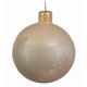 Χριστουγεννιάτικη Μπάλα Γυάλινη Σαμπανιζέ Γυαλιστερή (8cm)