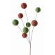 Χριστουγεννιάτιο Διακοσμητικό Κλαδί Πράσινο - Κόκκινο (62cm)