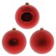 Χριστουγεννιάτικες Μπάλες Οροφής, Κόκκινη - 3 Σχέδια (15cm)