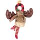 Χριστουγεννιάτικα Λούτρινα Διακοσμητικά Κεφάλια Ταράνδου - 2 Σχέδια (34cm) - 1 Τεμάχιο
