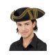 Αποκριάτικο Αξεσουάρ Καπέλο Πειρατη με Χρυσές Λεπτομέρειες