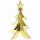 Χριστουγεννιάτικο Διακοσμητικό Ακρυλικό Δεντράκι 3D Χρυσό (30cm)