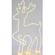 Χριστουγεννιάτικος Τάρανδος με 5m Λευκό Θερμό Φωτοσωλήνα LED NEON (5m)