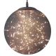 Χριστουγεννιάτικη Φωτιζόμενη Ακρυλική Μπάλα με Λευκά Θερμά LED Copper (40cm)