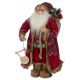 Χριστουγεννιάτικος Διακοσμητικός Πλαστικός Άγιος Βασίλης με Σάκο Κόκκινος (90cm)