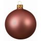 Χριστουγεννιάτικη Μπάλα Οροφής Γυάλινη Ροζ Σκούρα Ματ (15cm)