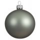 Χριστουγεννιάτικη Μπάλα Γυάλινη Πράσινη Σκούρη Ματ (8cm)