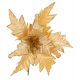 Χριστουγεννιάτικο Λουλούδι Χρυσό Αλεξανδρινό (25cm)