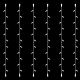 30 Λευκά Θερμά Φωτάκια LED EUROLAMP DIY Εξωτερικού Χώρου σε Σειρά, Επεκτεινόμενα με Λευκό Καλώδιο Καουτσούκ - Σετ 6 τεμ. (3m)