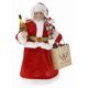 Χριστουγεννιάτικος Διακοσμητικός Πλαστικός Άγιος Βασίλης Γυναίκα Κόκκινος (30cm)