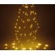 160 Gold Θερμά Φωτάκια LED Copper Χταπόδι Εξωτερικού Χώρου, με 8 Προγράμματα και Τηλεχειριστήριο