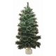 Χριστουγεννιάτικο Επιτραπέζιο Δέντρο με Σακί Λινάτσα CASMERE (90cm)